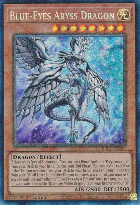 Blue-Eyes Abyss Dragon [RA01-EN016] Prismatic Collector's Rare | Cracking-Singles