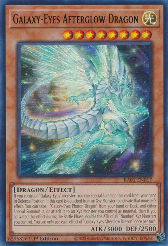 Galaxy-Eyes Afterglow Dragon [RA01-EN017] Ultra Rare | Cracking-Singles