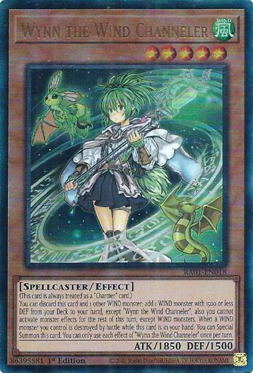 Wynn the Wind Channeler [RA01-EN018] Prismatic Ultimate Rare | Cracking-Singles