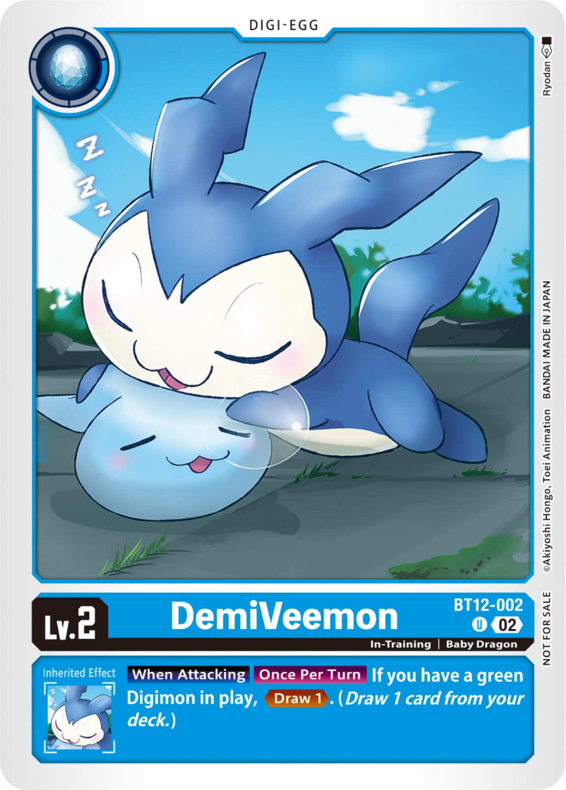 DemiVeemon [BT12-002] (NYCC 2023 Demo Deck) [Across Time] | Cracking-Singles