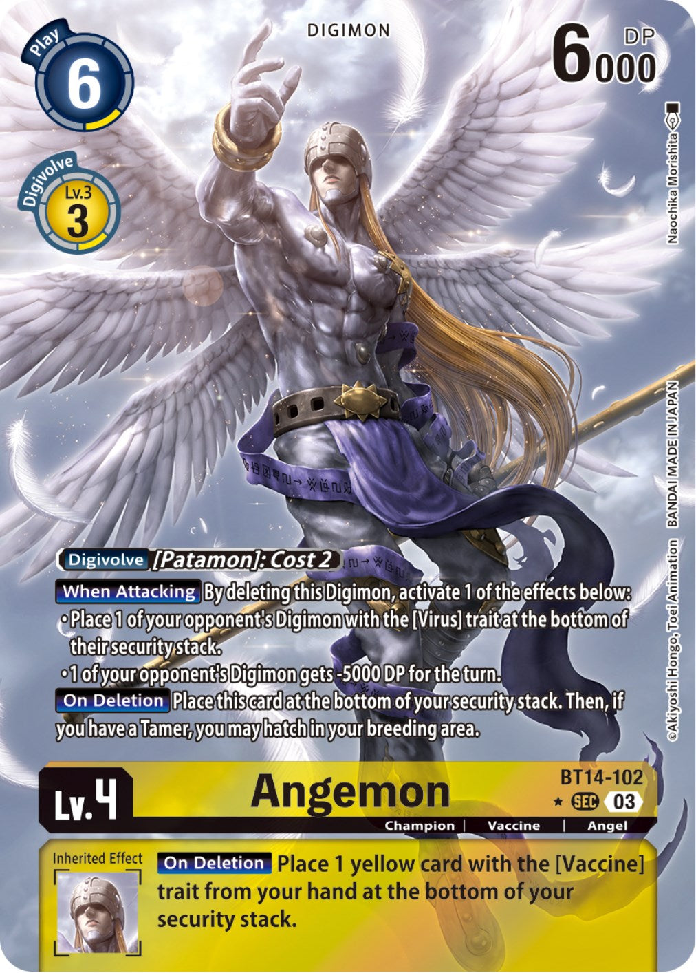 Angemon [BT14-102] (Alternate Art) [Blast Ace] | Cracking-Singles