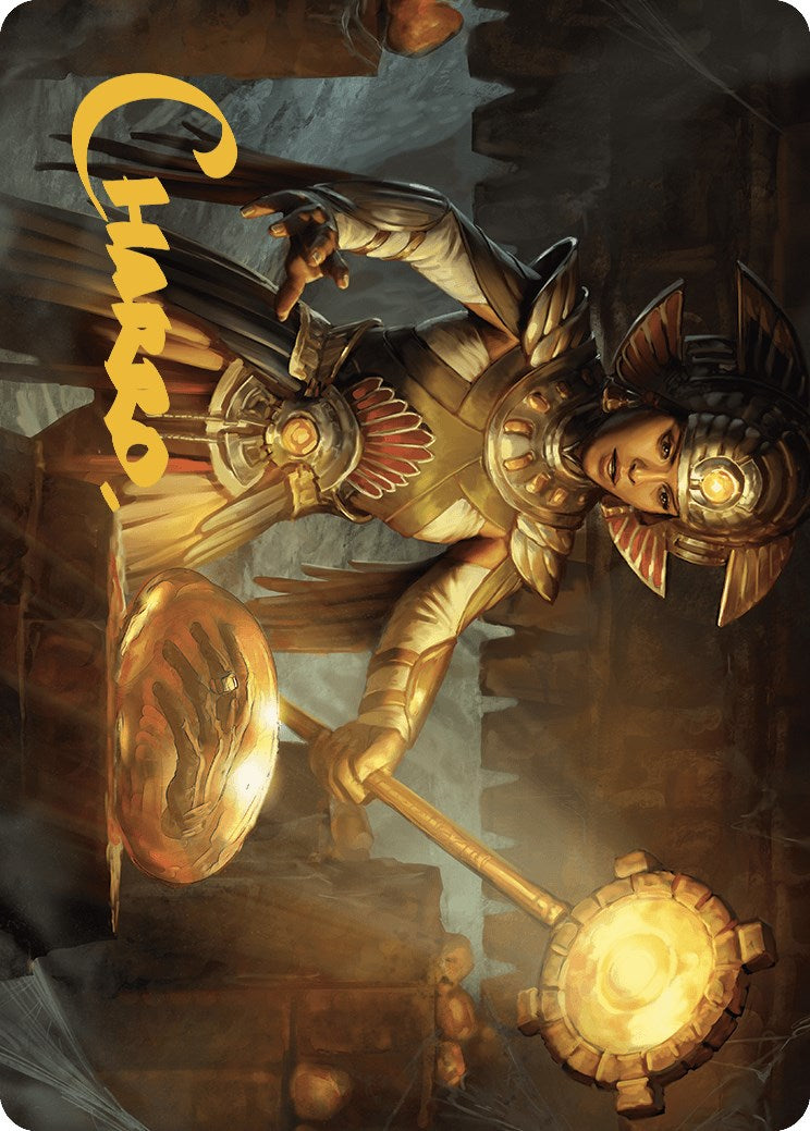 Curator of Sun's Creation Art Card (Gold-Stamped Signature) [The Lost Caverns of Ixalan Art Series] | Cracking-Singles