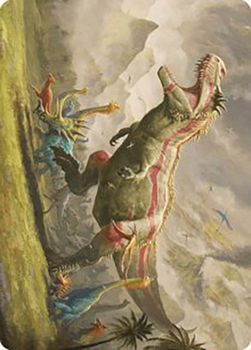 Ghalta, Stampede Tyrant Art Card [The Lost Caverns of Ixalan Art Series] | Cracking-Singles