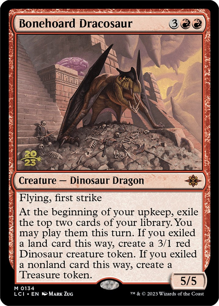 Bonehoard Dracosaur [The Lost Caverns of Ixalan Prerelease Cards] | Cracking-Singles