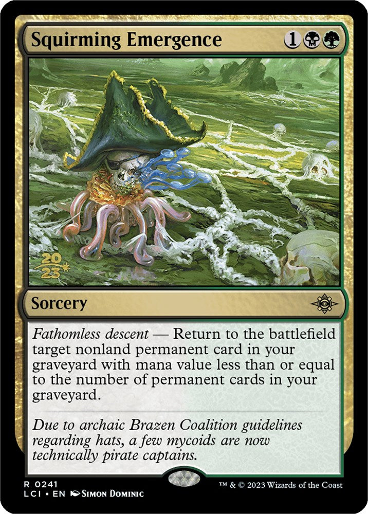 Squirming Emergence [The Lost Caverns of Ixalan Prerelease Cards] | Cracking-Singles