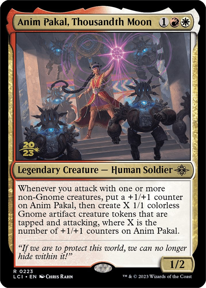 Anim Pakal, Thousandth Moon [The Lost Caverns of Ixalan Prerelease Cards] | Cracking-Singles