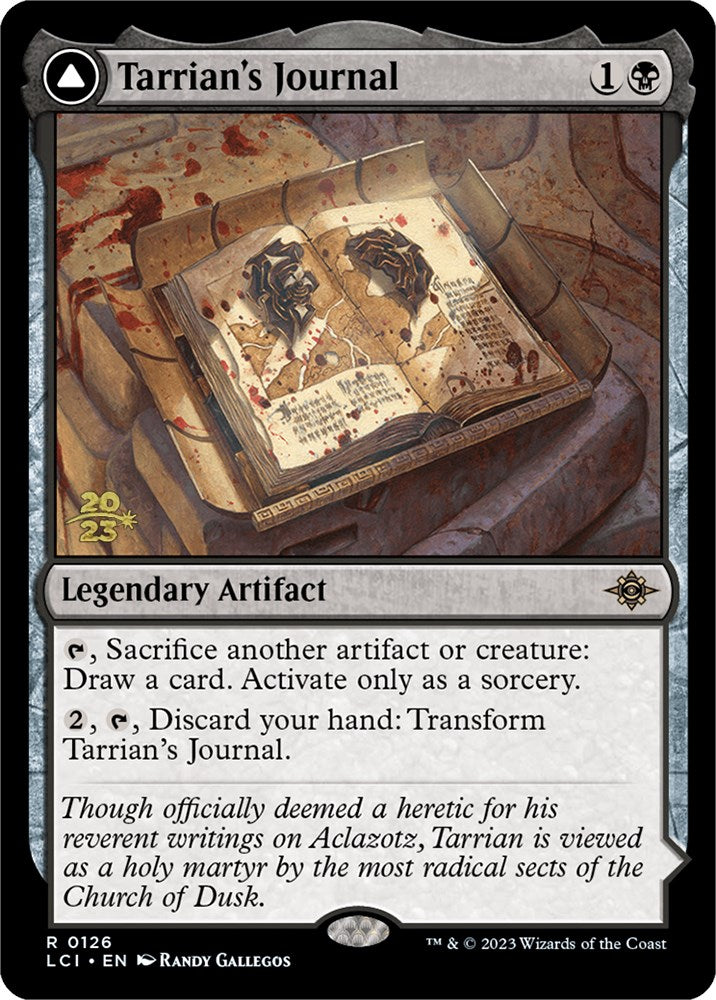 Tarrian's Journal // The Tomb of Aclazotz [The Lost Caverns of Ixalan Prerelease Cards] | Cracking-Singles