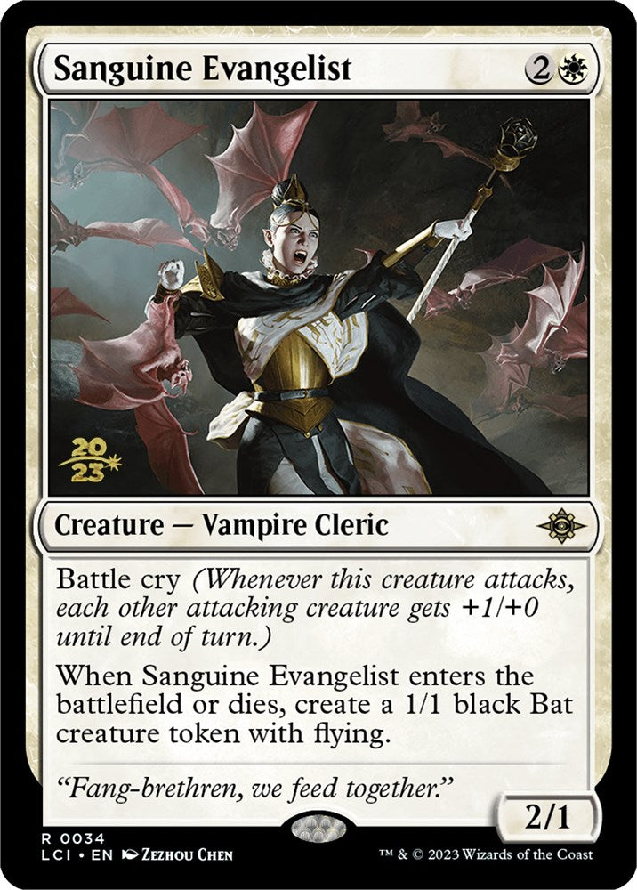 Sanguine Evangelist [The Lost Caverns of Ixalan Prerelease Cards] | Cracking-Singles