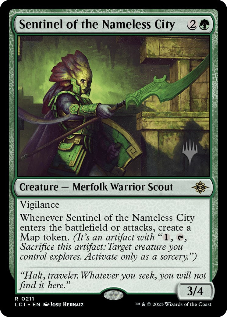 Sentinel of the Nameless City (Promo Pack) [The Lost Caverns of Ixalan Promos] | Cracking-Singles