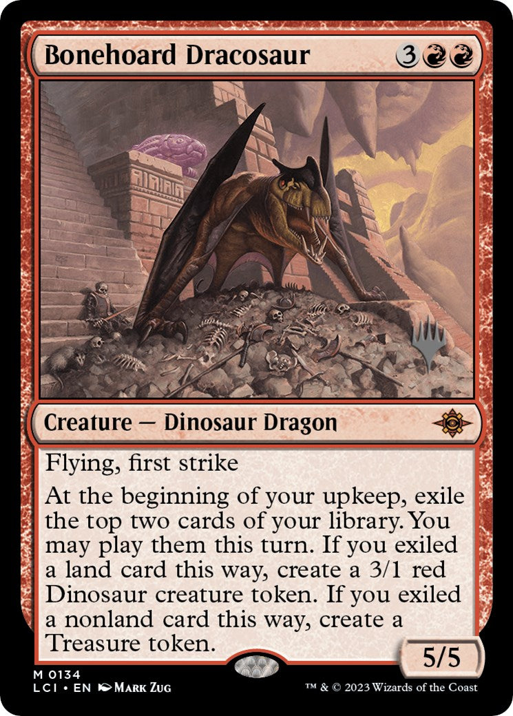 Bonehoard Dracosaur (Promo Pack) [The Lost Caverns of Ixalan Promos] | Cracking-Singles