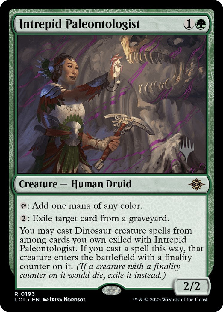 Intrepid Paleontologist (Promo Pack) [The Lost Caverns of Ixalan Promos] | Cracking-Singles