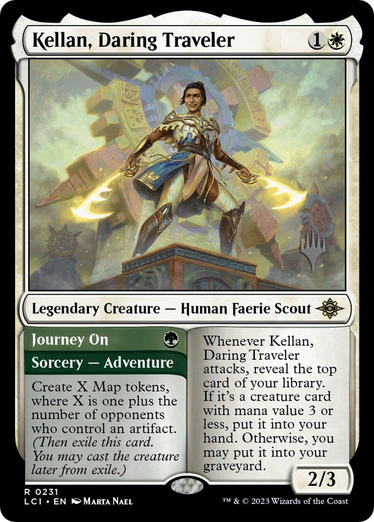 Kellan, Daring Traveler (Promo Pack) [The Lost Caverns of Ixalan Promos] | Cracking-Singles