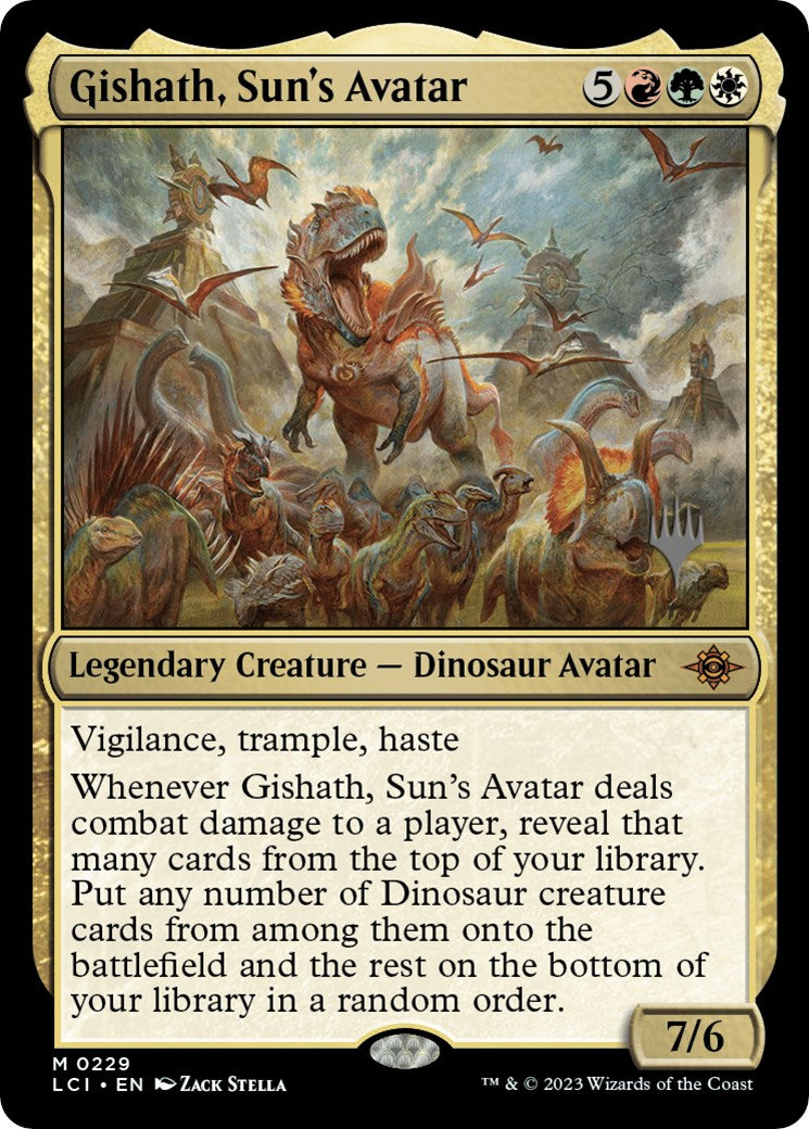 Gishath, Sun's Avatar (Promo Pack) [The Lost Caverns of Ixalan Promos] | Cracking-Singles