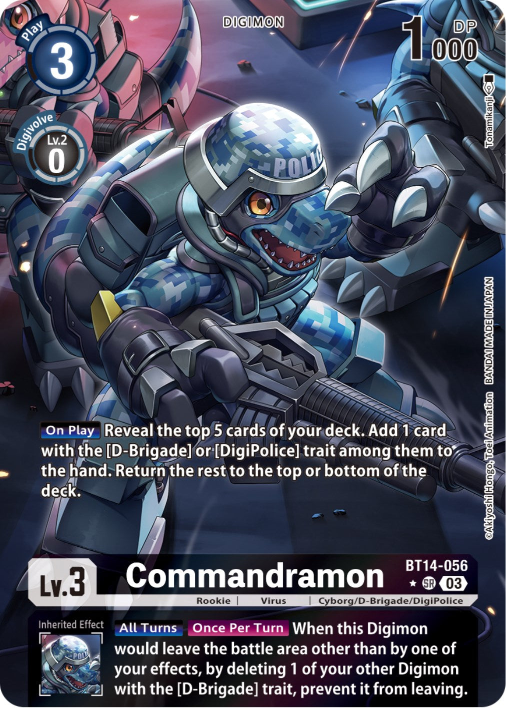 Commandramon [BT14-056] (Alternate Art) [Blast Ace] | Cracking-Singles