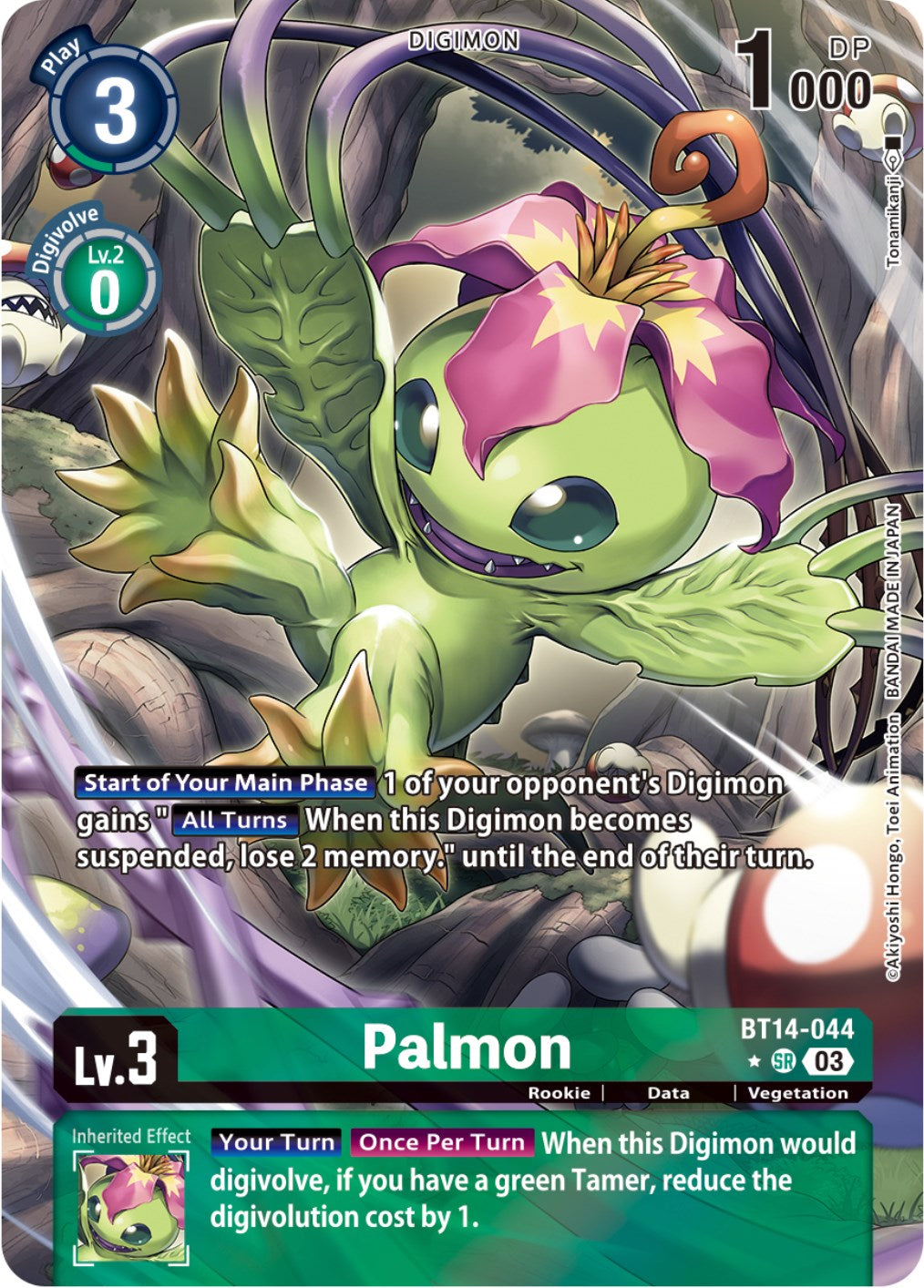 Palmon [BT14-044] (Alternate Art) [Blast Ace] | Cracking-Singles