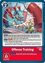 Offense Training [P-103] (Blast Ace Box Topper) [Promotional Cards] | Cracking-Singles