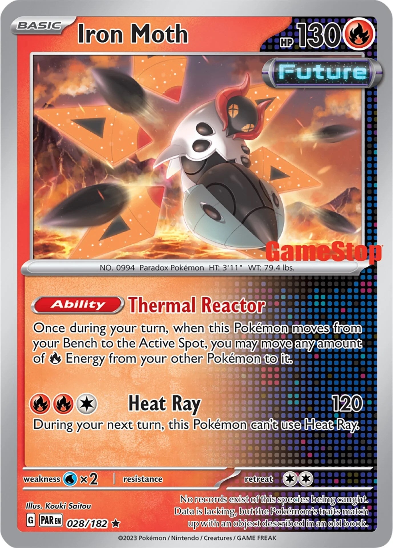 Iron Moth (028/182) (GameStop Promo) [Miscellaneous Cards] | Cracking-Singles