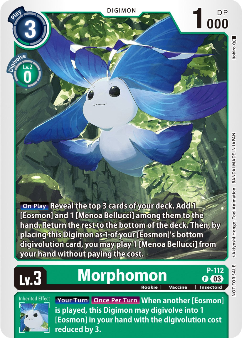 Morphomon [P-112] (3rd Anniversary Survey Pack) [Promotional Cards] | Cracking-Singles