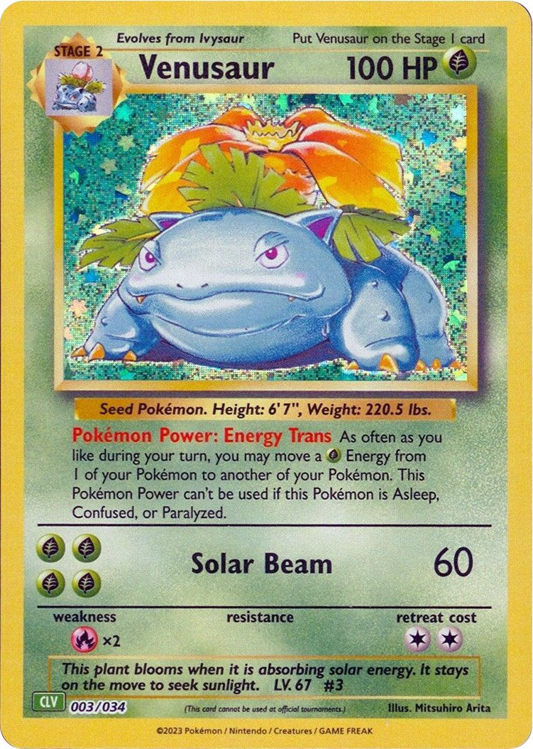 Venusaur [Trading Card Game Classic] | Cracking-Singles