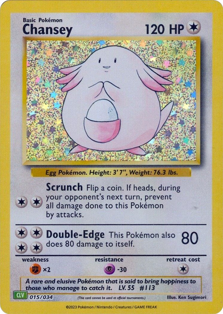 Chansey [Trading Card Game Classic] | Cracking-Singles