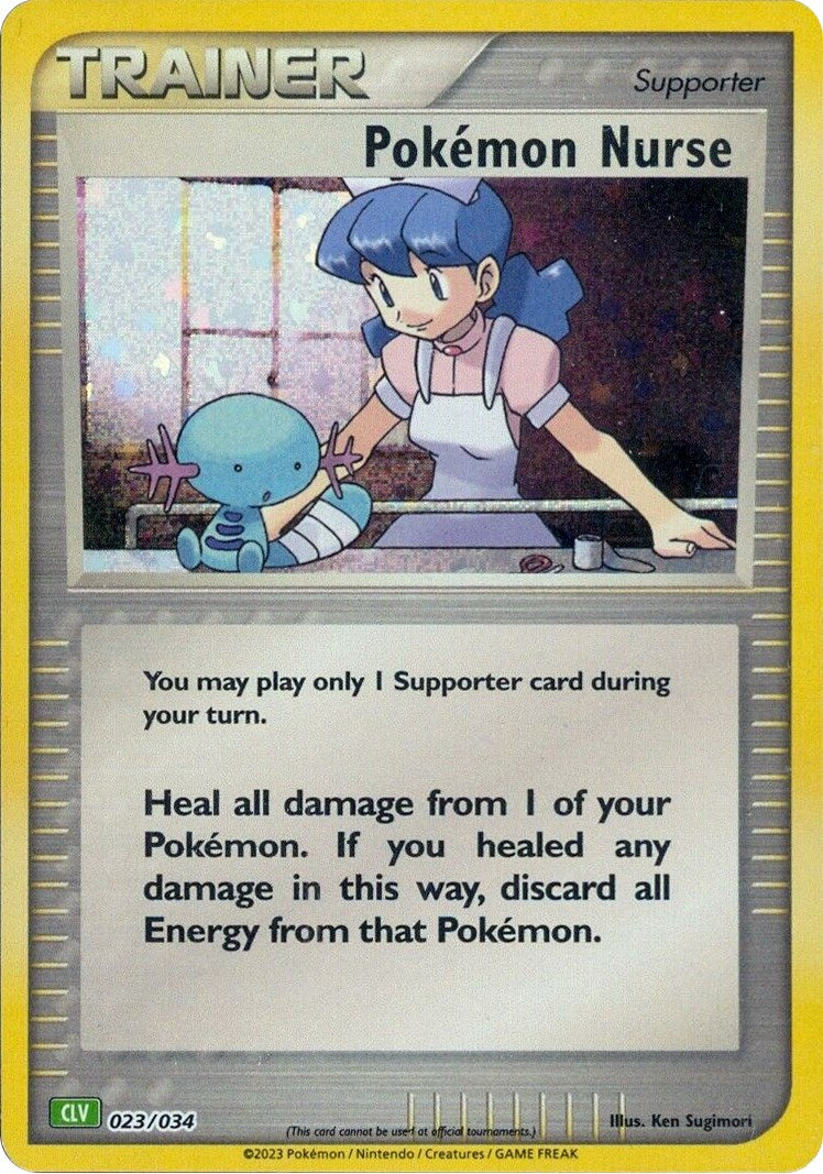 Pokemon Nurse (023/034) [Trading Card Game Classic] | Cracking-Singles