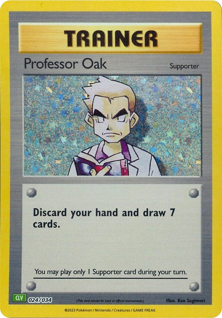 Professor Oak (CLV) [Trading Card Game Classic] | Cracking-Singles