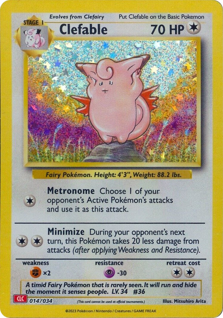 Clefable [Trading Card Game Classic] | Cracking-Singles