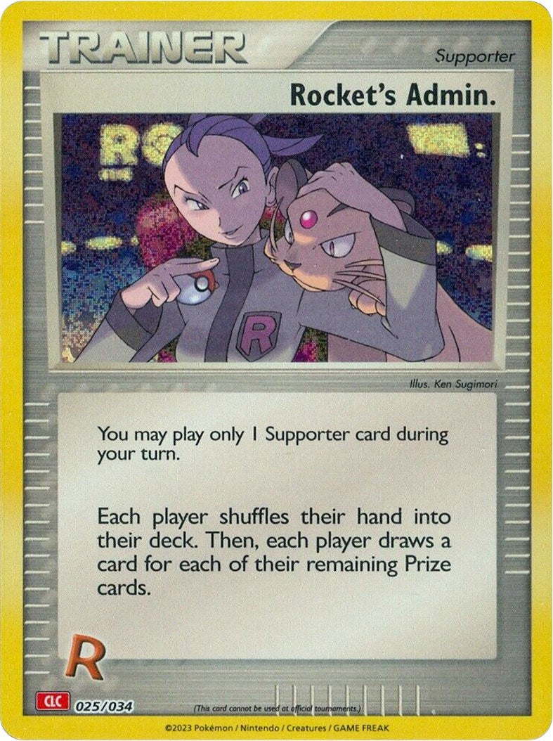 Rocket's Admin. (CLC) [Trading Card Game Classic] | Cracking-Singles