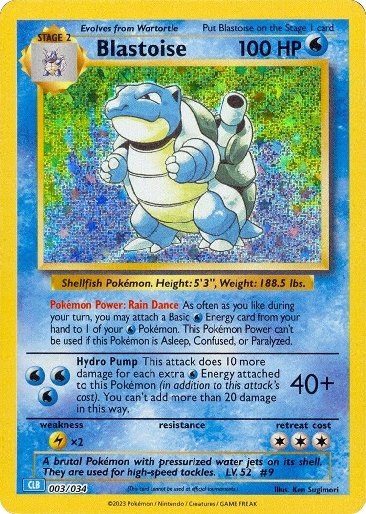 Blastoise [Trading Card Game Classic] | Cracking-Singles