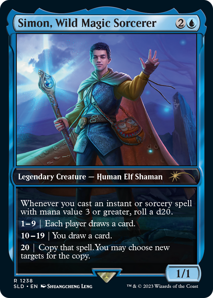 Simon, Wild Magic Sorcerer [Secret Lair Drop Series] | Cracking-Singles