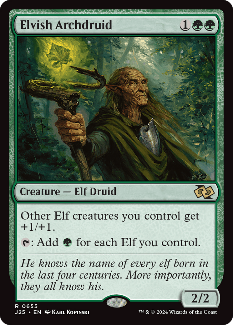 Elvish Archdruid [Foundations Jumpstart] | Cracking-Singles