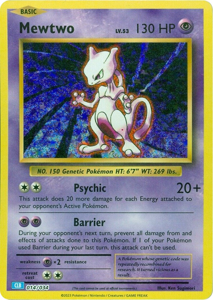 Mewtwo [Trading Card Game Classic] | Cracking-Singles