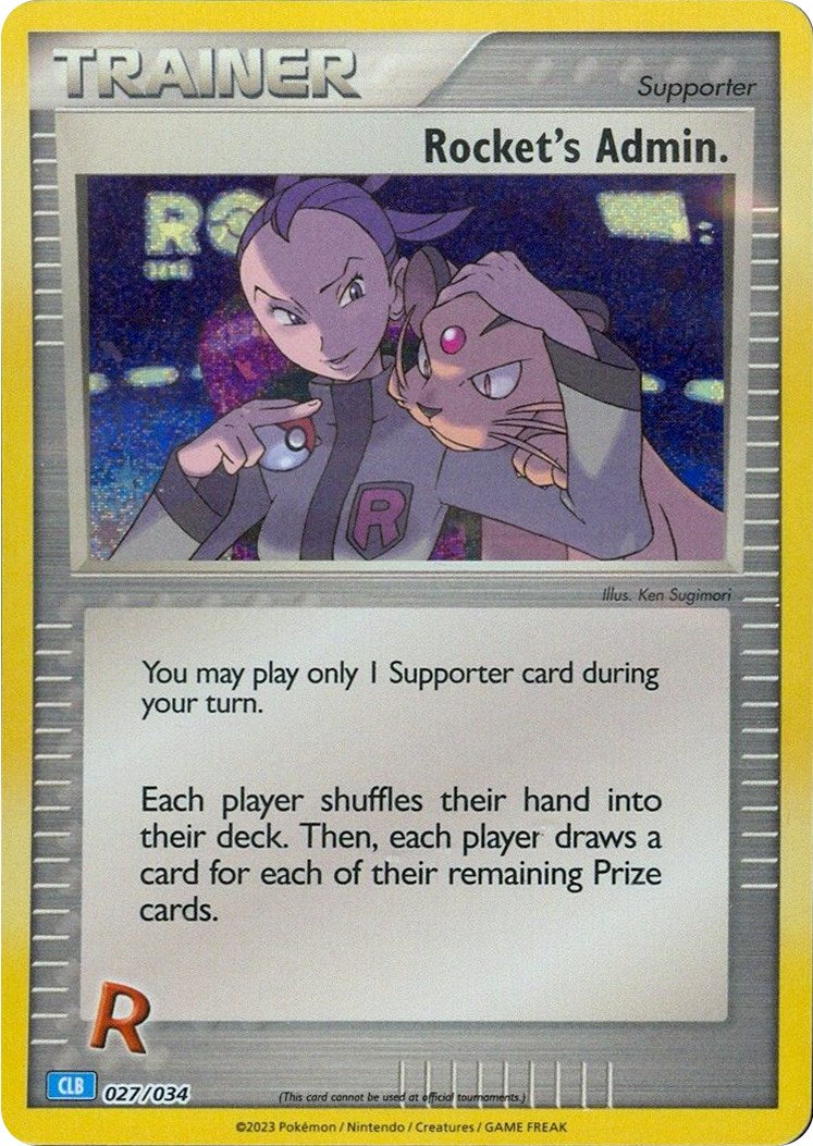 Rocket's Admin. (CLB) [Trading Card Game Classic] | Cracking-Singles