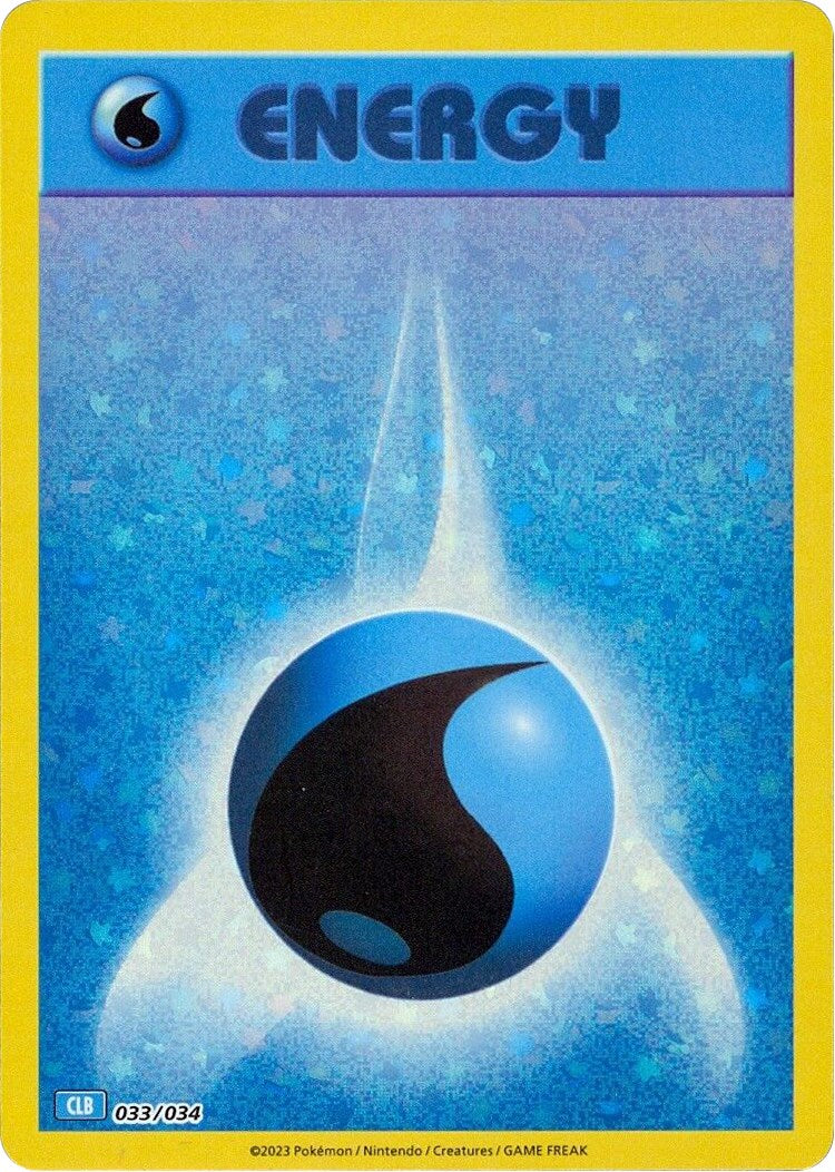 Basic Water Energy [Trading Card Game Classic] | Cracking-Singles