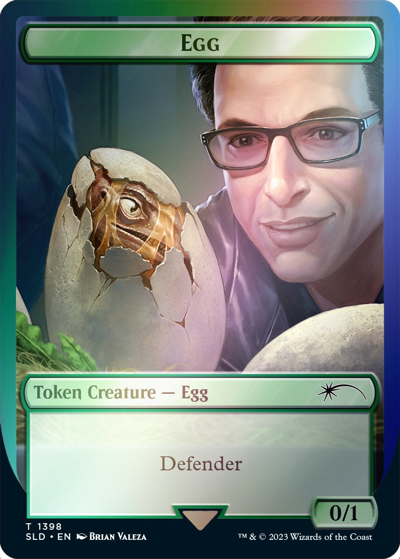 Egg Token (Rainbow Foil) [Secret Lair Drop Series] | Cracking-Singles