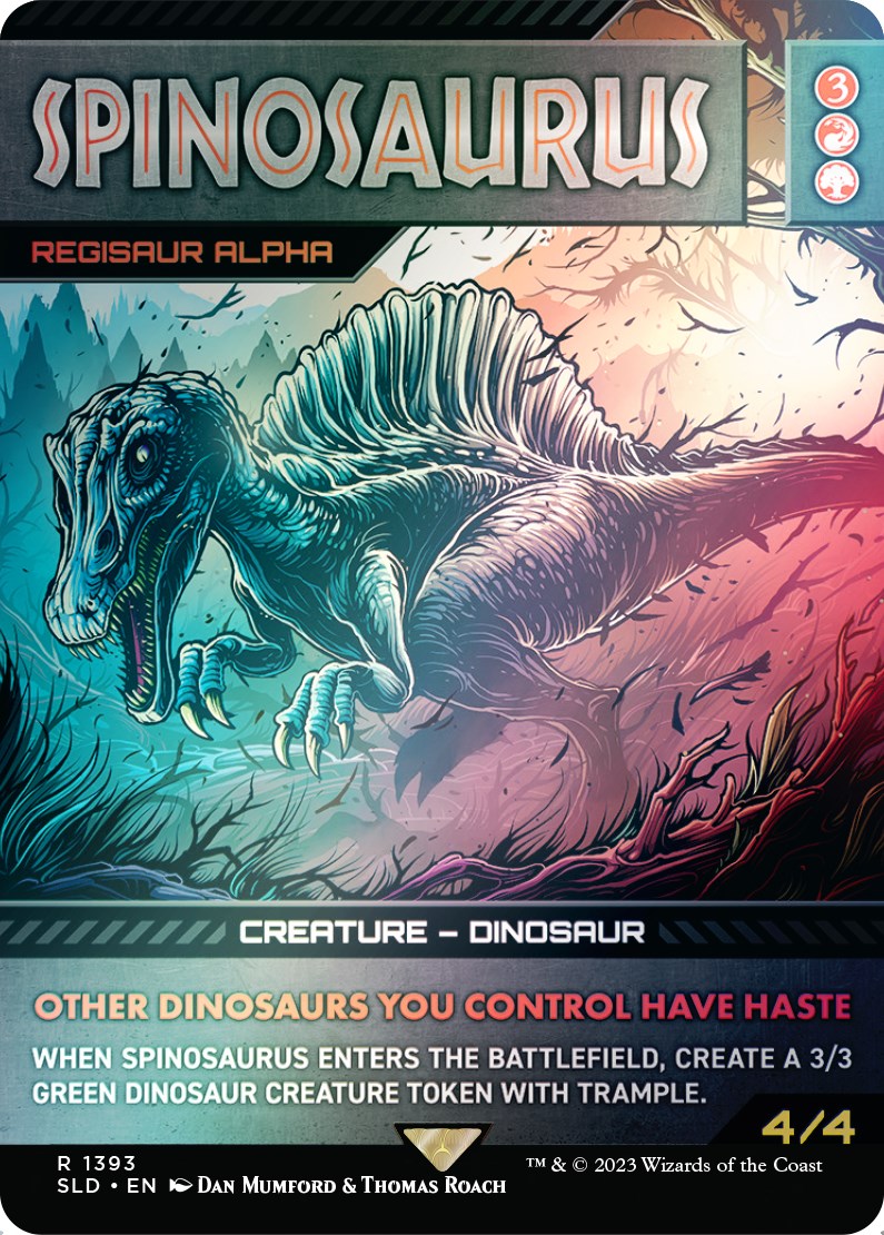 Spinosaurus - Regisaur Alpha (Rainbow Foil) [Secret Lair Drop Series] | Cracking-Singles