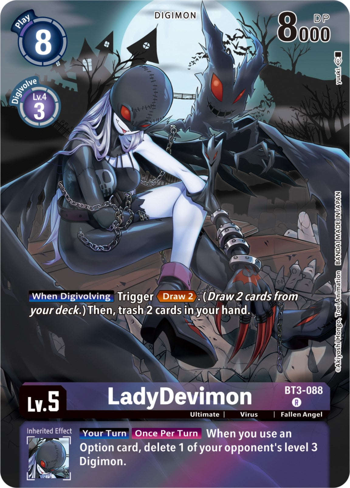 LadyDevimon [BT3-088] (Gift Box 2023) [Release Special Booster Promos] | Cracking-Singles