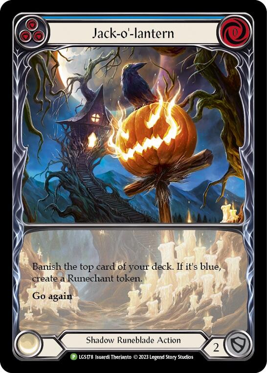 Jack-o'-lantern (Blue) [LGS178] (Promo) | Cracking-Singles