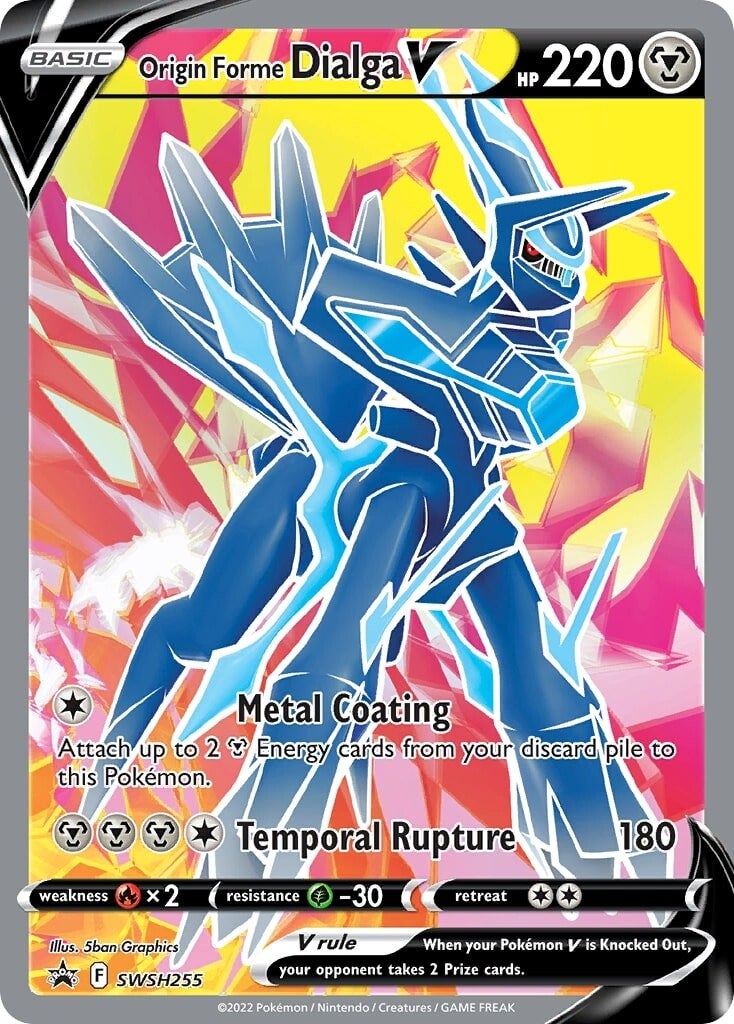 Origin Forme Dialga V (SWSH255) [Sword & Shield: Black Star Promos] | Cracking-Singles