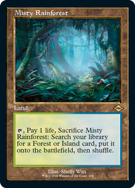 Misty Rainforest (Retro) [Modern Horizons 2] | Cracking-Singles