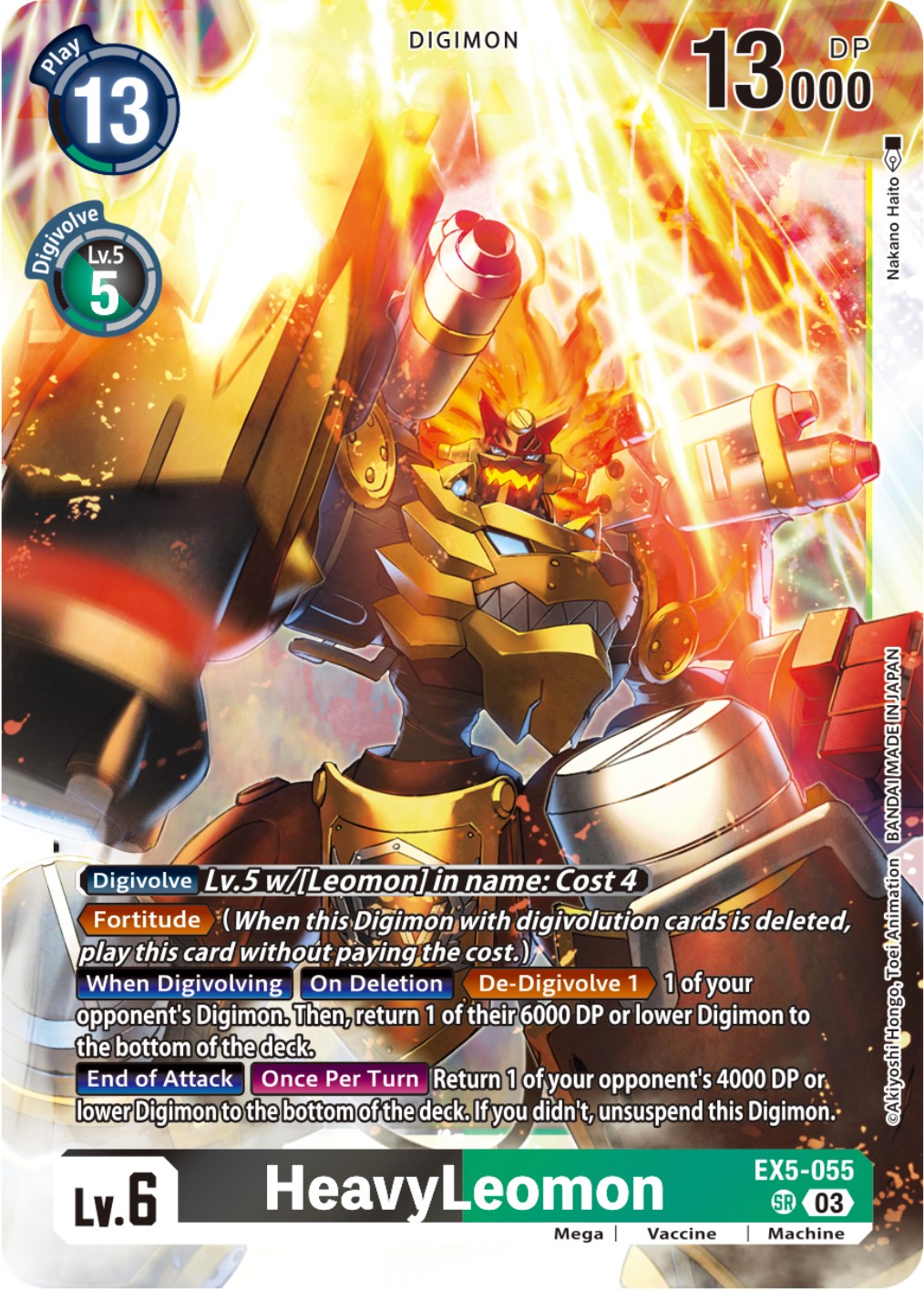 HeavyLeomon [EX5-055] [Animal Colosseum] | Cracking-Singles