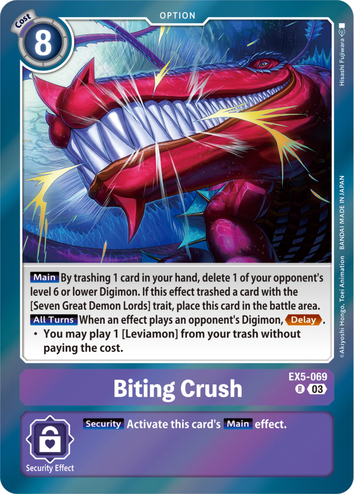 Biting Crush [EX5-069] [Animal Colosseum] | Cracking-Singles