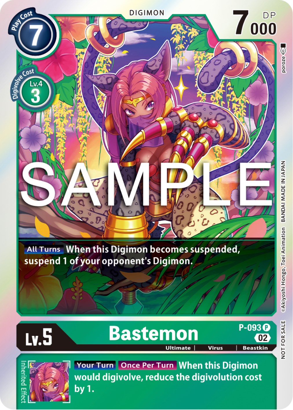 Bastemon [P-093] - P-093 (3rd Anniversary Update Pack) [Promotional Cards] | Cracking-Singles