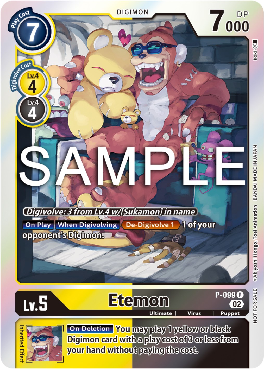 Etemon [P-099] (Limited Card Pack Ver.2) [Promotional Cards] | Cracking-Singles