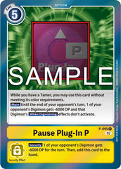 Pause Plug-In P [P-095] (3rd Anniversary Update Pack) [Promotional Cards] | Cracking-Singles