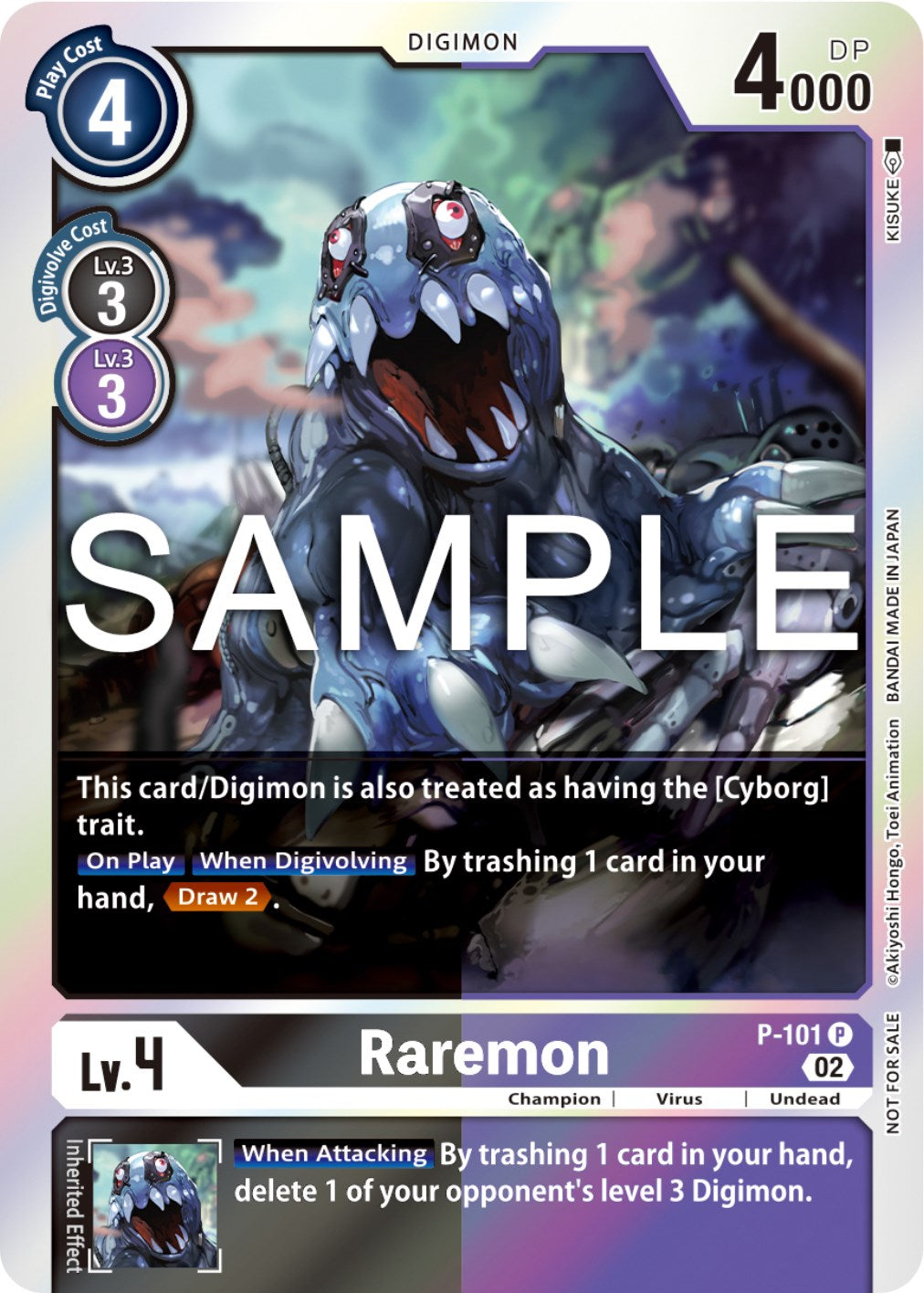 Raremon [P-101] (Limited Card Pack Ver.2) [Promotional Cards] | Cracking-Singles