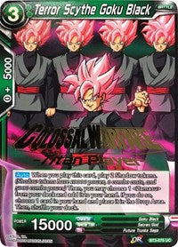 Terror Scythe Goku Black (Titan Player Stamped) (BT3-075) [Tournament Promotion Cards] | Cracking-Singles