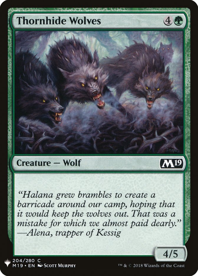 Thornhide Wolves [Mystery Booster] | Cracking-Singles