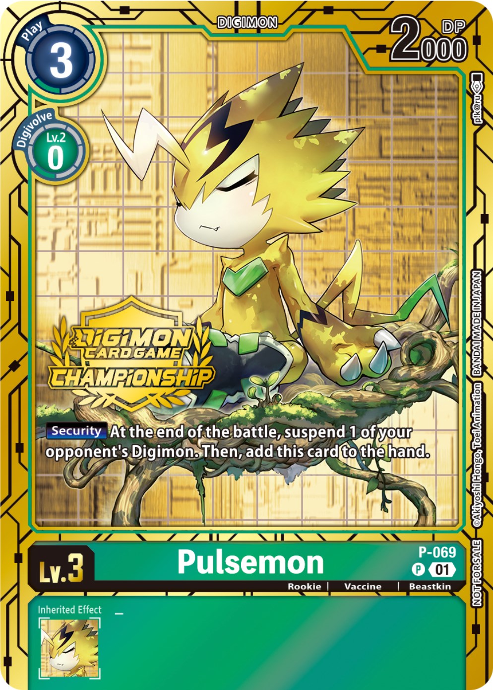 Pulsemon [P-069] (Championship 2023 Gold Card Set) [Promotional Cards] | Cracking-Singles