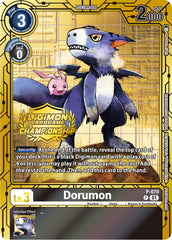 Dorumon [P-070] (Championship 2023 Gold Card Set) [Promotional Cards] | Cracking-Singles